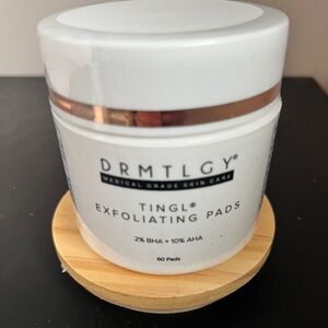 NEW DRMTLGY TINGL Exfoliating Pads 2% BHA + 10% AHA 60 Pads